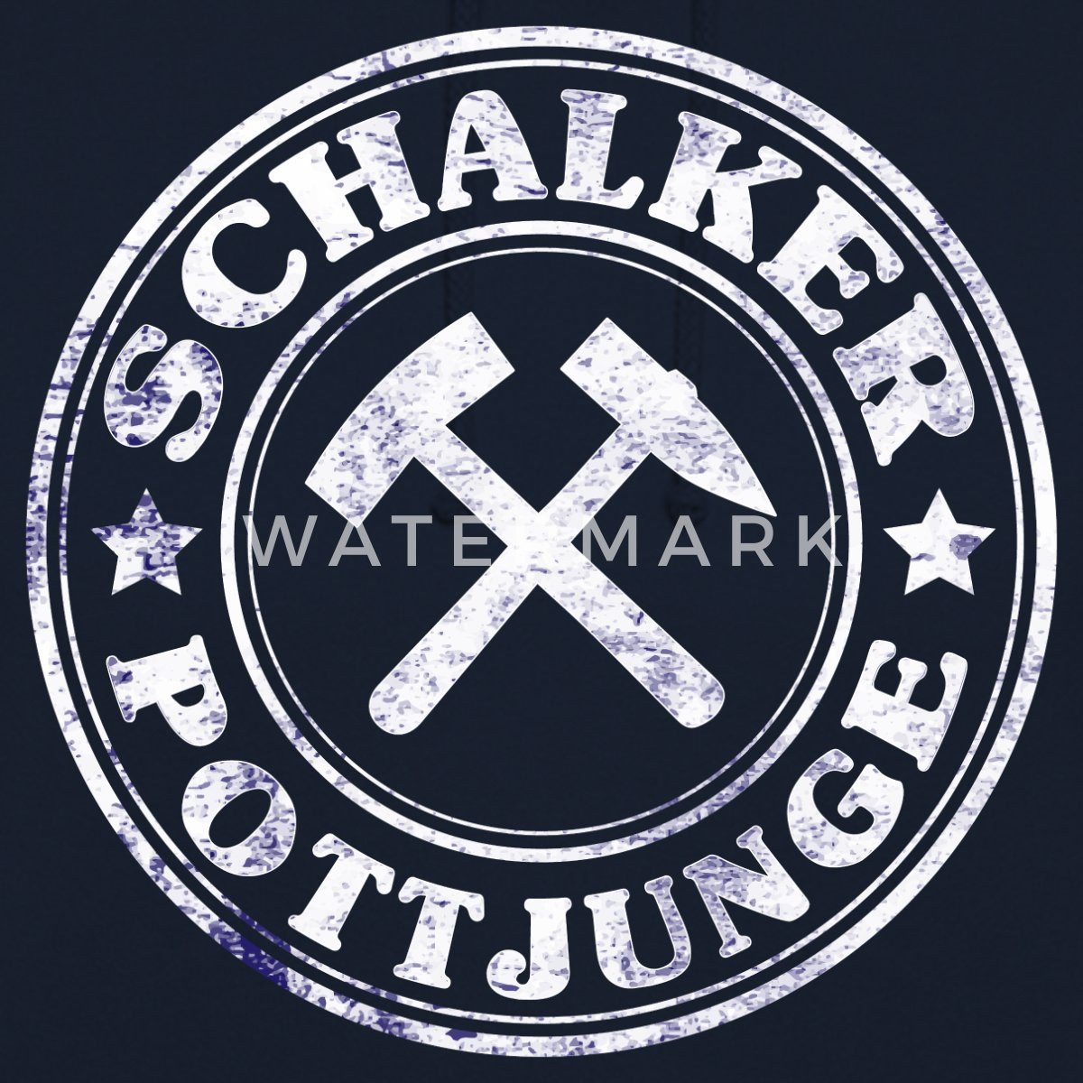 Spreadshirt Hoodie Schalker Pottjunge, Ruhrpott Geschenke, Pottliebe Unisex Hoodie (1-tlg)