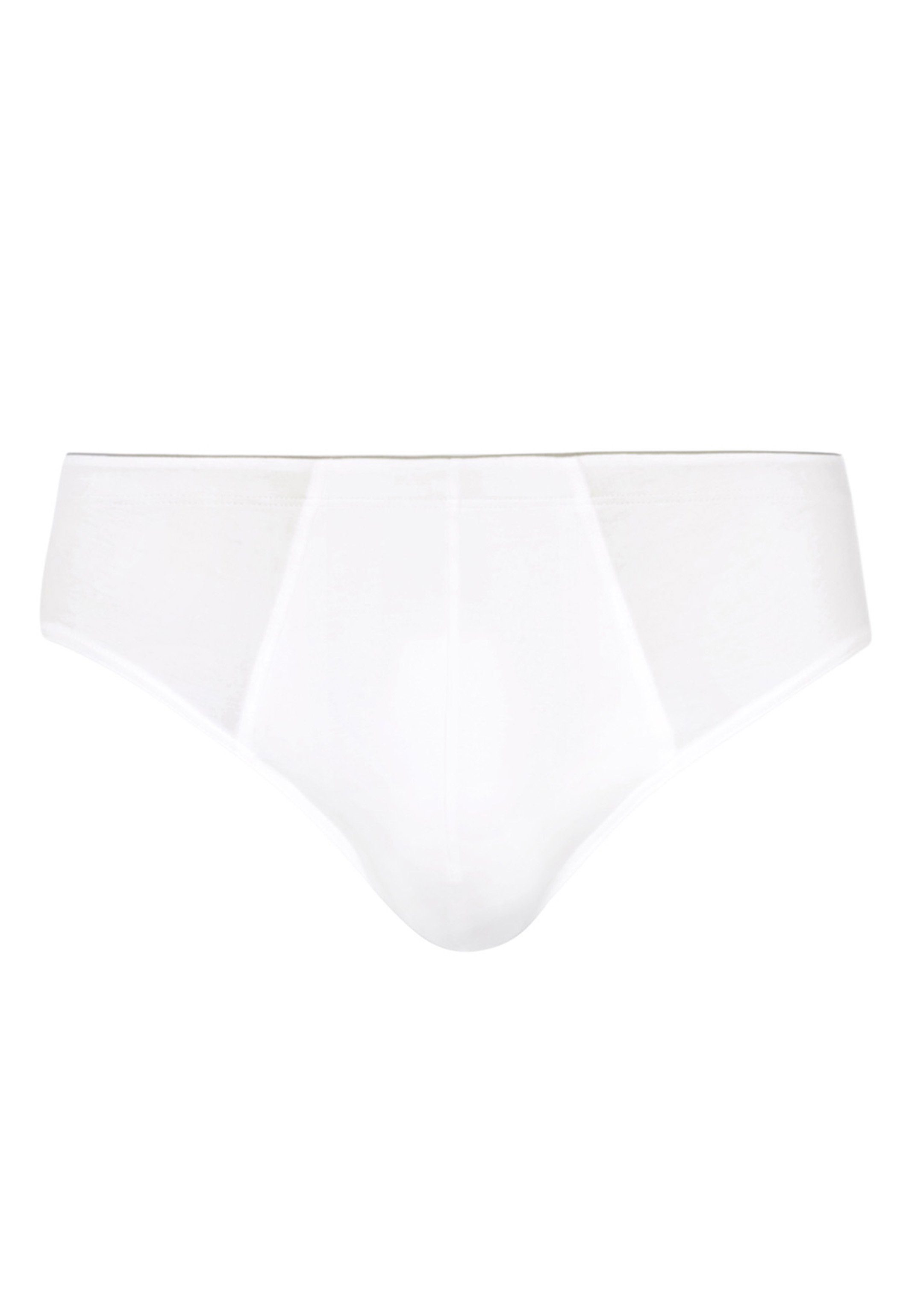 Slip - Eingriff Cotton Unterhose Weiß - Hanro - / Superior Ohne (1-St) Slip Baumwolle
