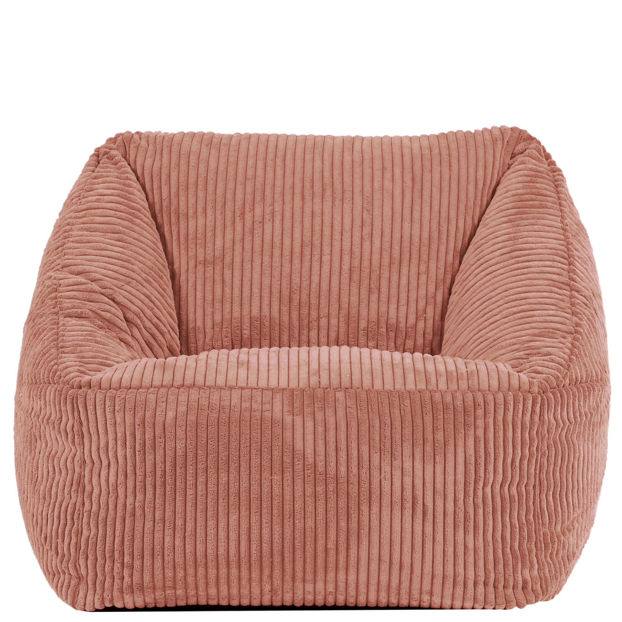 icon Sitzsack Kinder aus Cord Flauschig „Natalia“, 55x44cm, Made in Germany, für Kinderzimmer – Bild 4 von 5