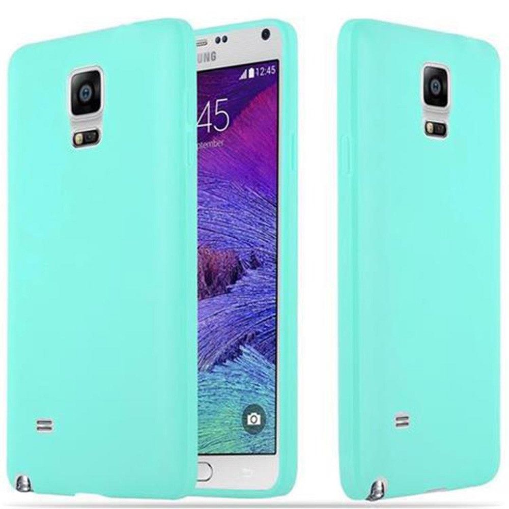 Cadorabo Handyhülle für Samsung Galaxy NOTE 4 Hülle Samsung Galaxy NOTE 4, Flexible TPU Silikon Handy Schutzhülle - Hülle - ultra slim