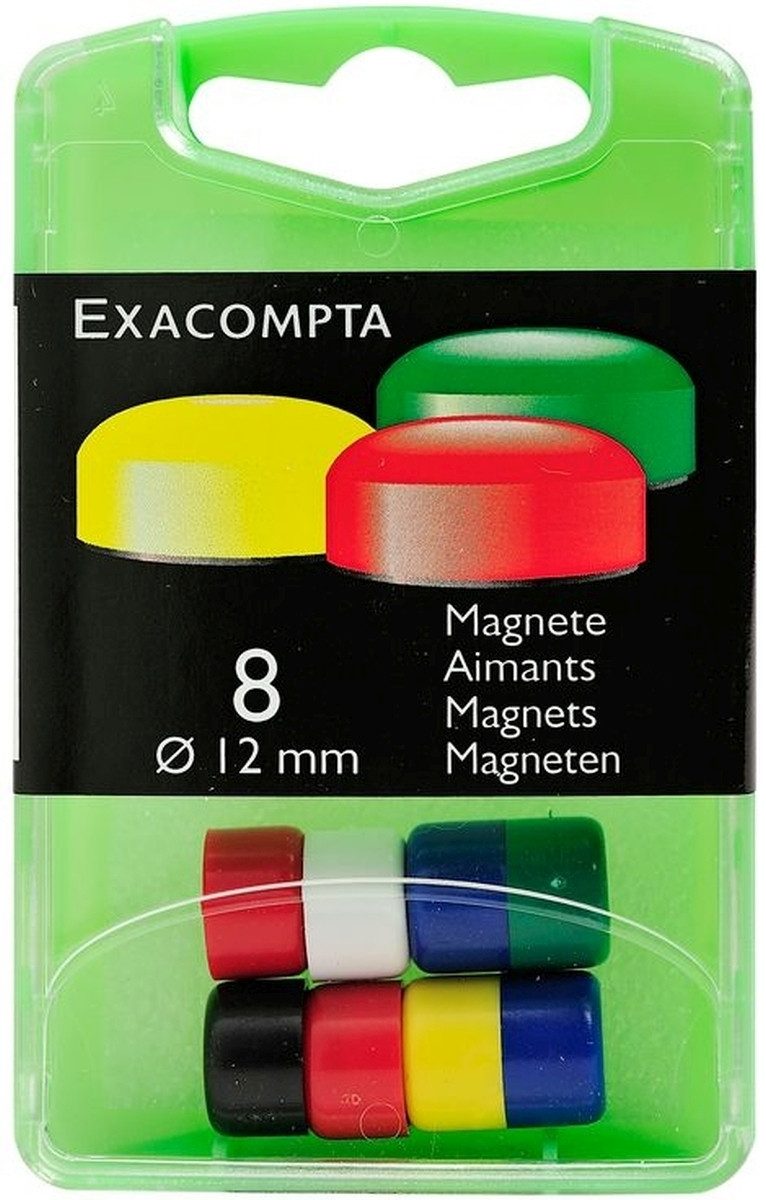 Magnet Magnete 12mm farbig sort VE=8 Stück