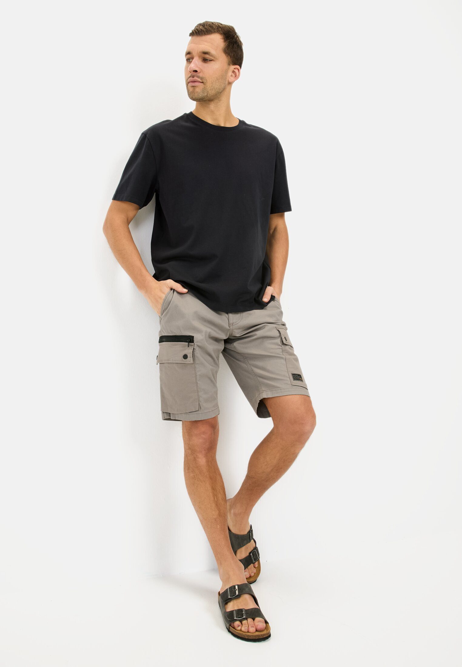 camel active Cargoshorts mit Kordelzug und Stretch