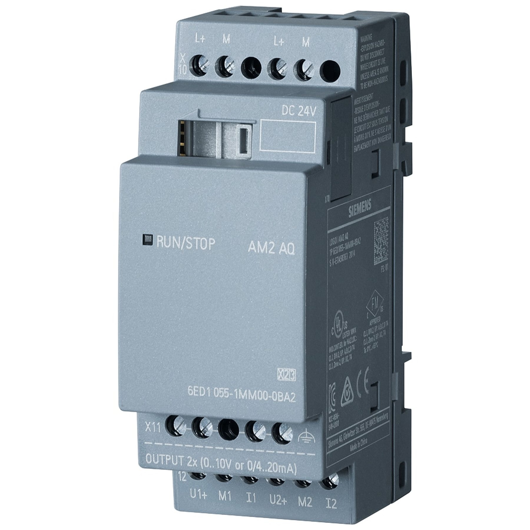 SIEMENS SPS-Erweiterungsmodul LOGO! AM2 AQ0...10V Smart-Home-Zubehör