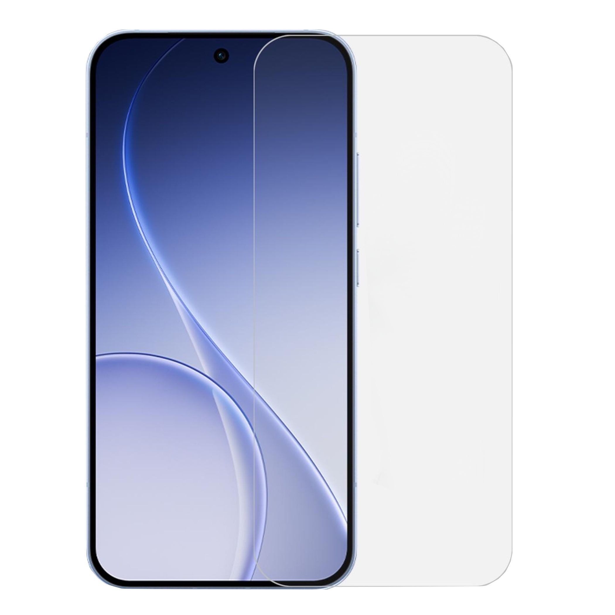 Wigento Displayschutzglas 2x für Oppo Reno 15 Pro Mini 5G 9H Hartglas Anti Kratzer für Oppo Reno 15 Pro Mini 5G, Spar Set 0,26mm 9H 2.5D Hart Glas Folie, hoher Schutz