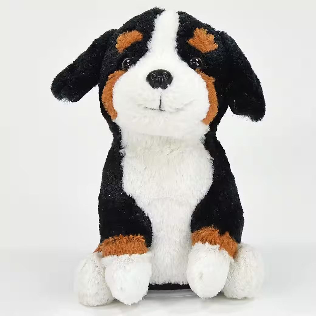 Kögler Plüschfigur Kögler Labertier Berner-Sennenhund - "Rocky" (1-St), Spricht nach und bewegt sich beim Wiedergeben.