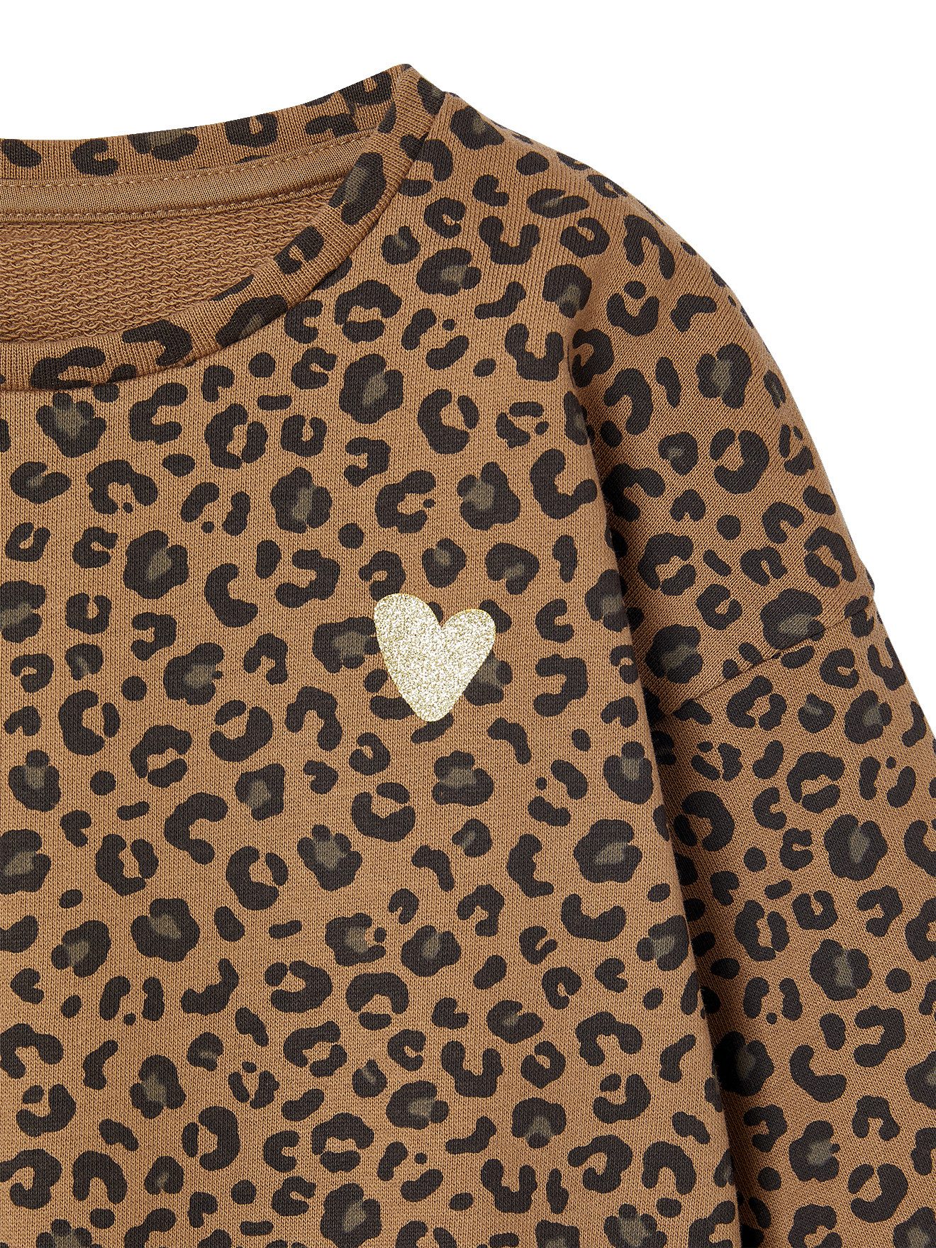 Envie de Fraise Sweatshirt Mädchen Sweatshirt Mama-Tochter-Capsule LEOPARD Mini-Me, Partnerlook – Bild 3 von 4