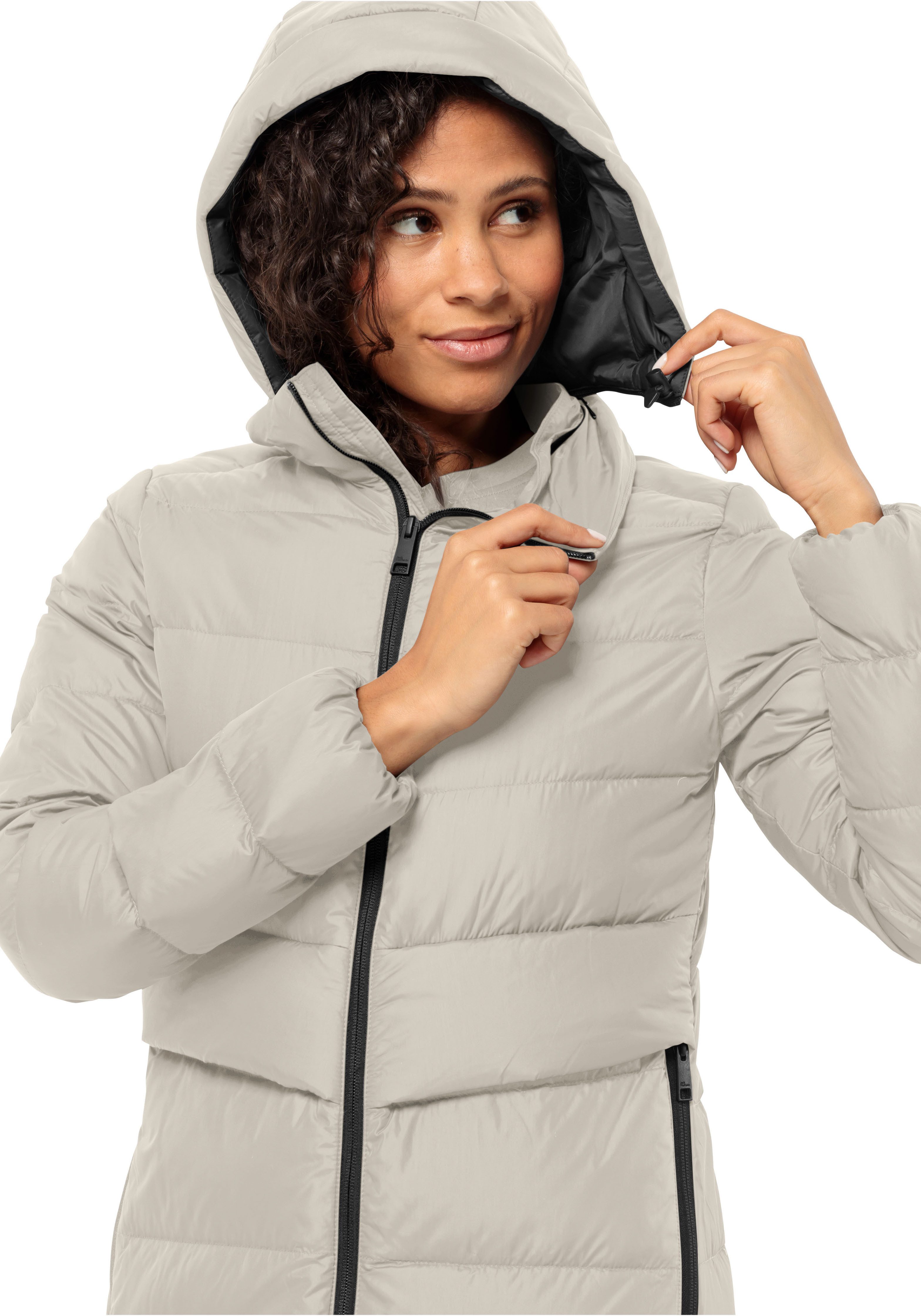 Jack Wolfskin Daunenmantel LENAUPLATZ Wärmend, winddicht, Übergangsjacke