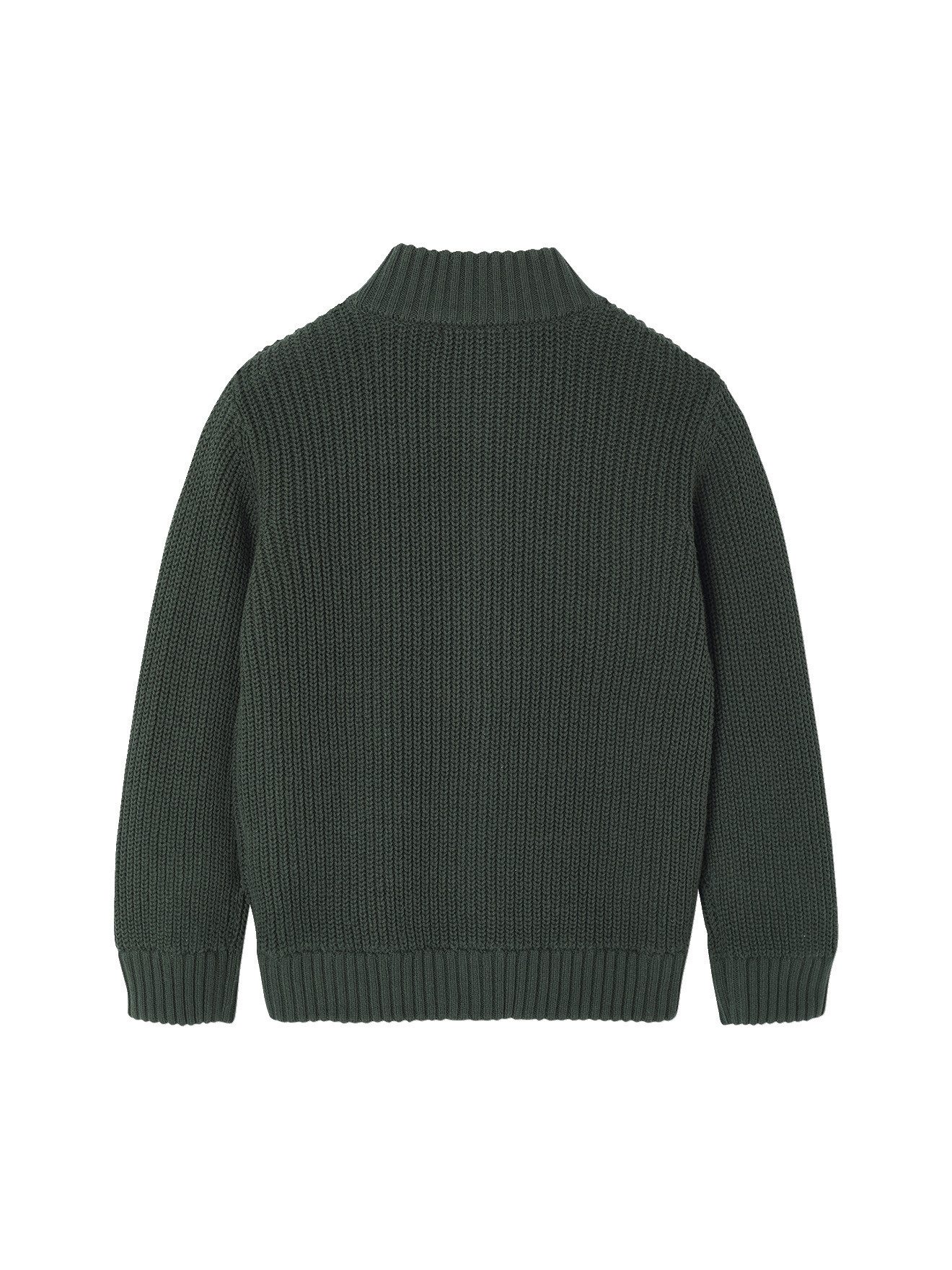 vertbaudet Cardigan Strickjacke mit Stehkragen für Jungen