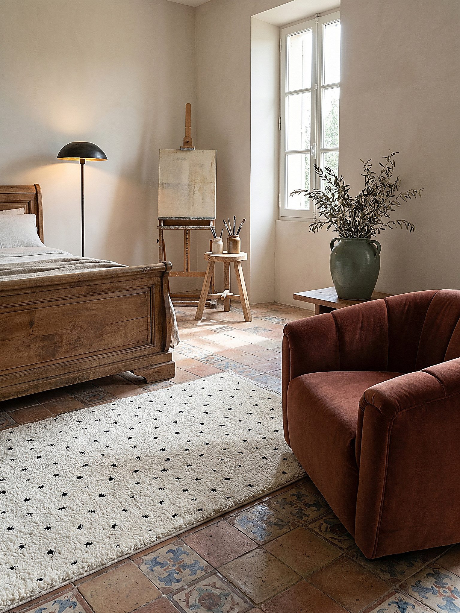 KADIMA DESIGN Teppich ATRIO Teppichläufer Creme 80x150 Abstrakt Polypropylen Wohnzimmer, Läufer, Höhe: 31 mm, Strapazierfähig, Pflegeleicht, Farbecht – Bild 3 von 5