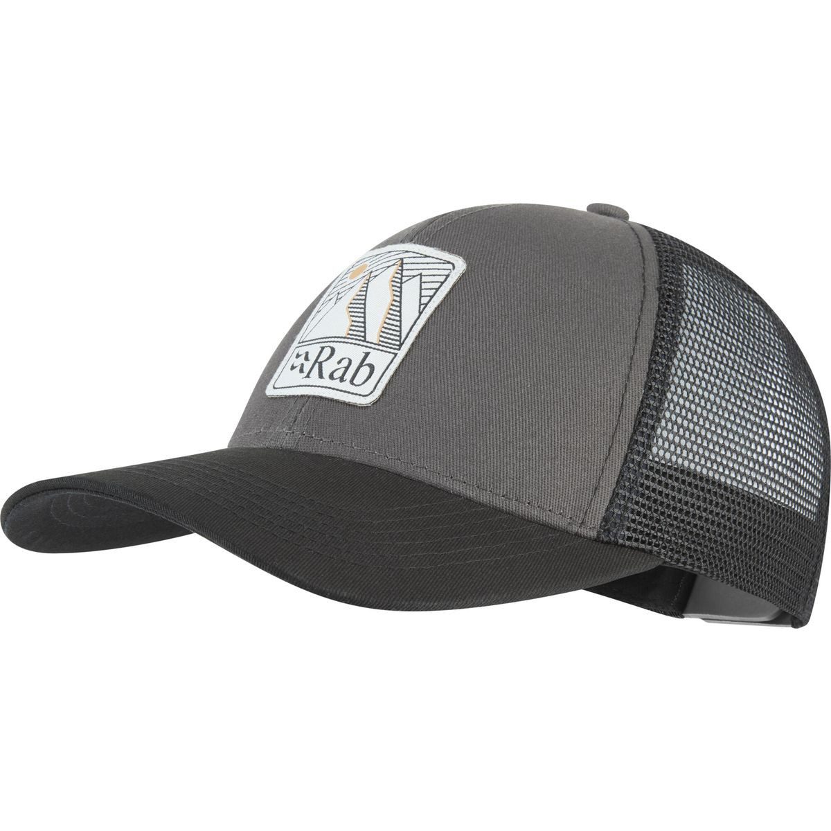 Rab Trucker Cap Dihedral Badge Cap Die atmungsaktive Netzrückseite dieser Cap im Baseball-Stil ist ideal