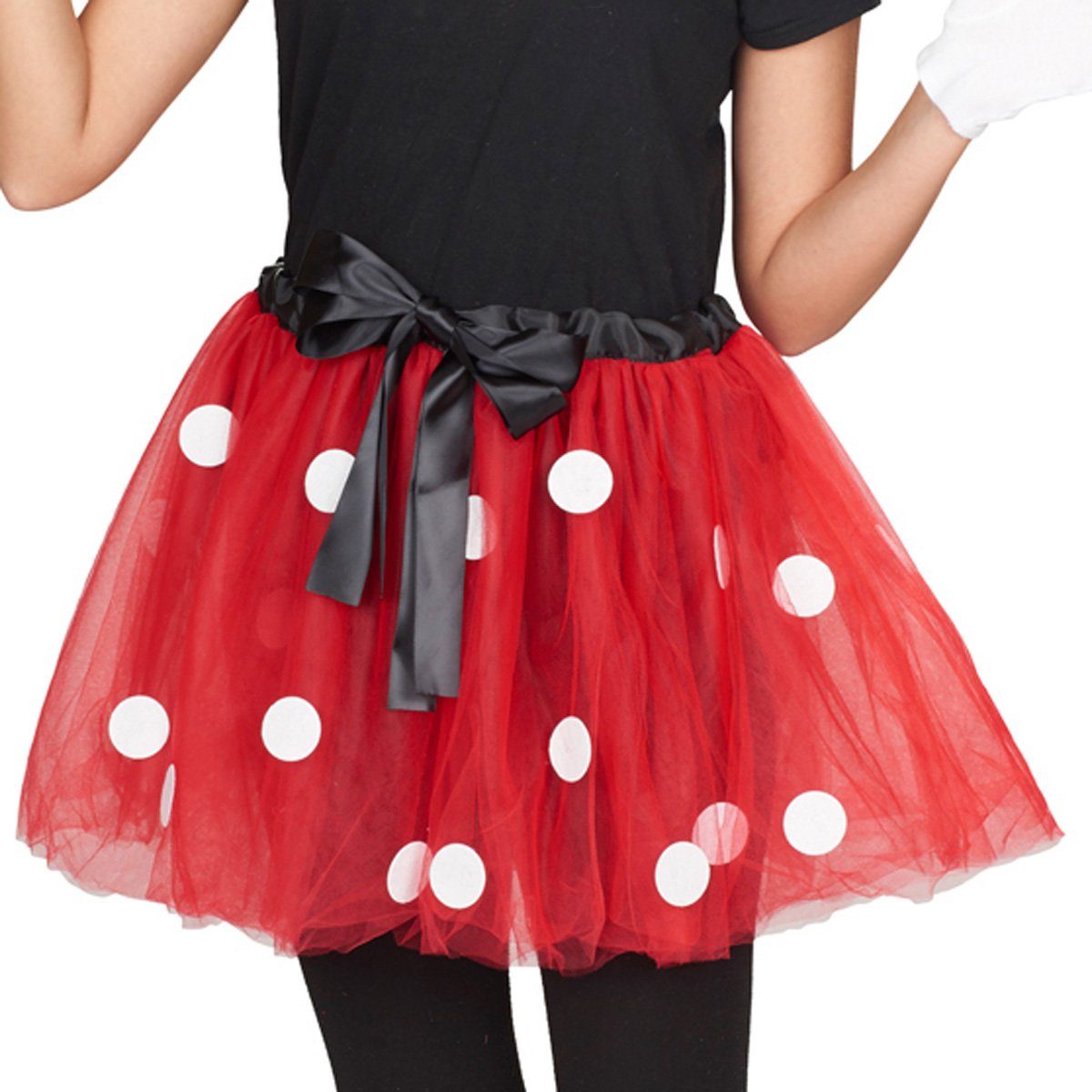 Kostüm Minnie Maus Tüllrock für Damen - 414006, Rot Weiß