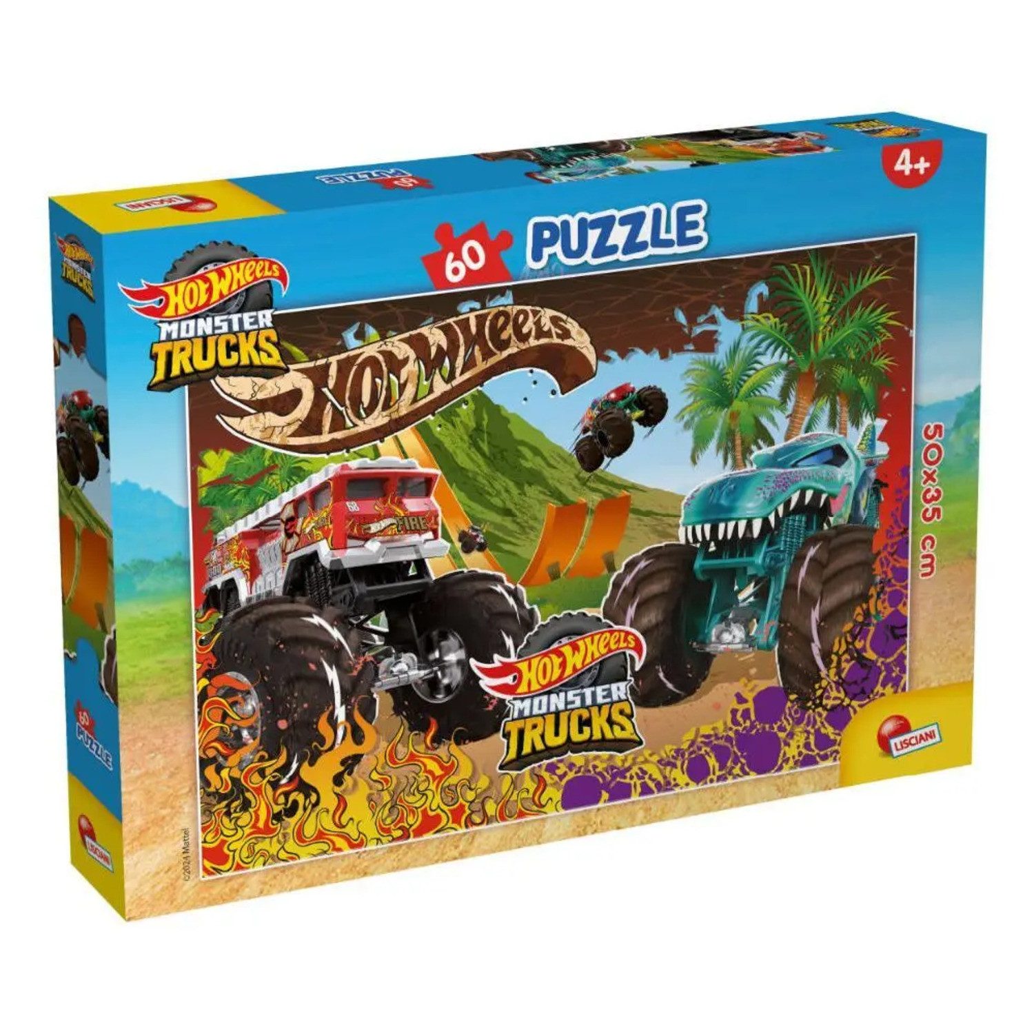 Puzzle HOT WHEELS PUZZLE PLUS 60, Puzzleteile