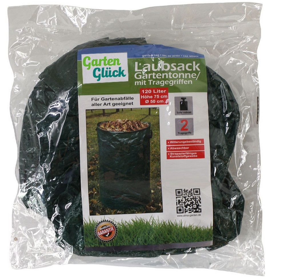 LB H&F Lilienburg Laubsammler Laubsack Gartensack Laubsammler Laubtasche Laubtonne, (Abfalltonne Gartentasche Laubtasche Gartenbox Tasche Box Sack für Gartenabfälle Grünschnitt Grünschnittsack Gewebesack Laubtonne Müllsack Müllsammler Laubbeutel Laubgefäß Gartenabfall Gartenabfallsack Rasensack, Unkraut Unkrautsack Unkrauttasche 120 Liter), Abfallsack Garten Laub Rasenschnitt Abfalltasche faltbar