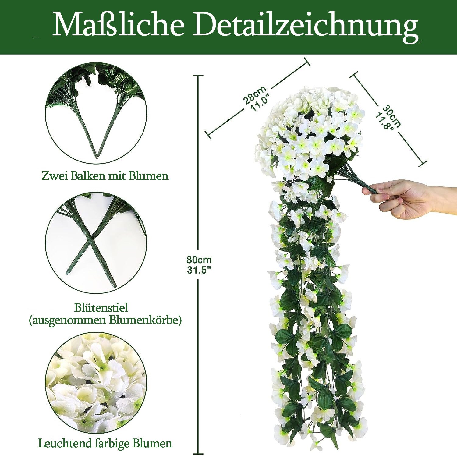 Kunstblumenstrauß Künstlich Hängende Blumen, Kunstblumen Veilchen günstig online kaufen