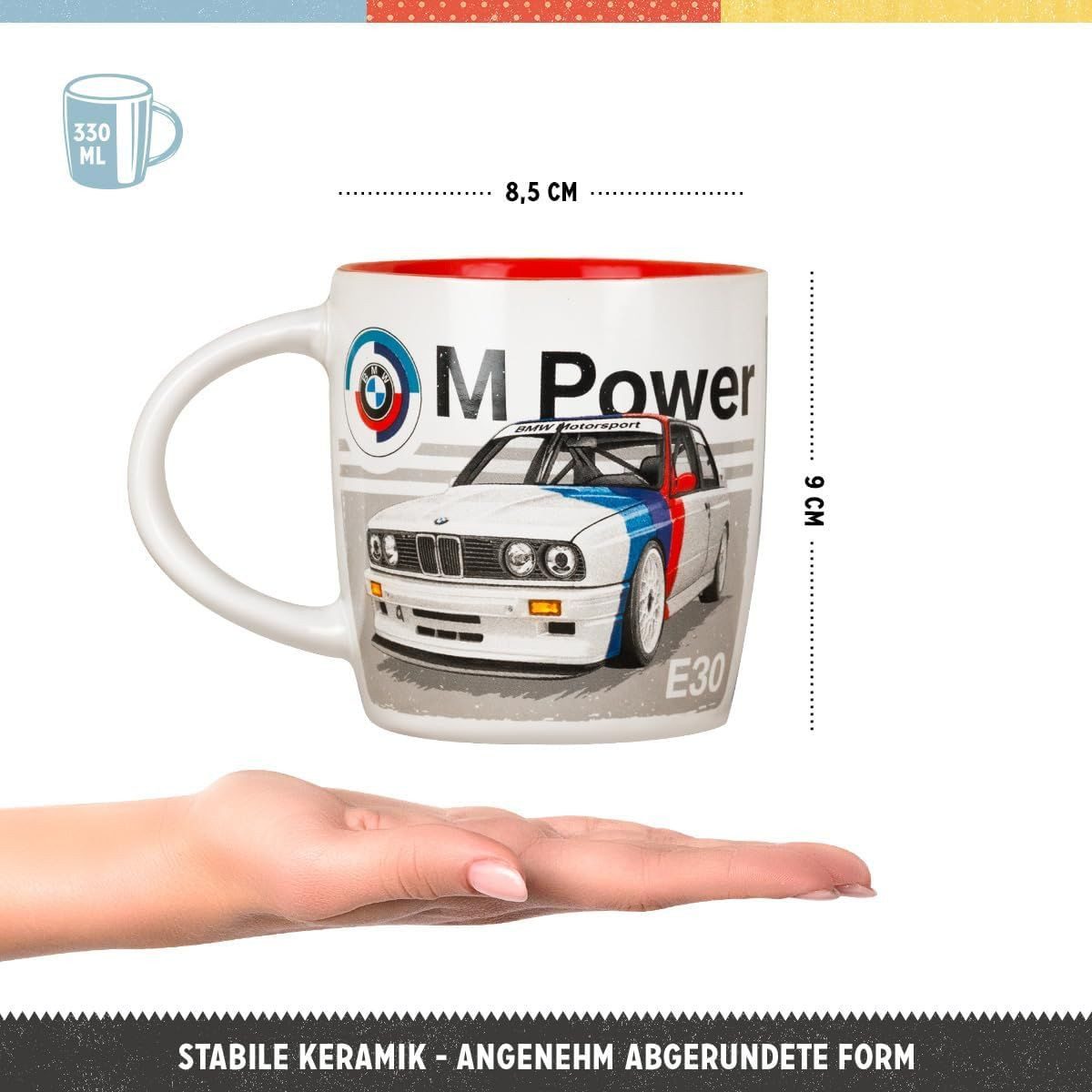 Nostalgic-Art Tasse Kaffeetasse - BMW M POWER - Car
