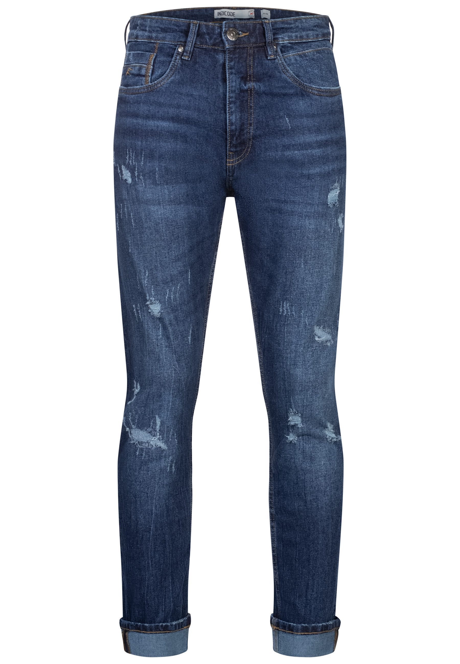 Indicode Regular-fit-Jeans INSmalinos Stylische Slim-Fit-Jeans mit günstig online kaufen
