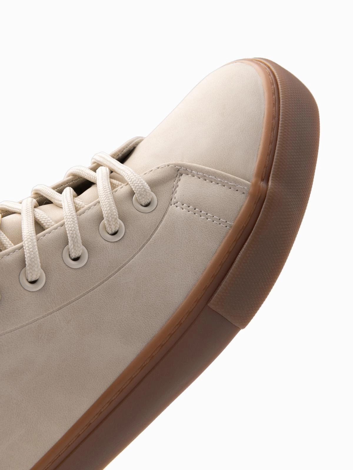OMBRE Knöchelhohe Herren-Turnschuhe mit Gummisohle Schnürschuh – Bild 3 von 5