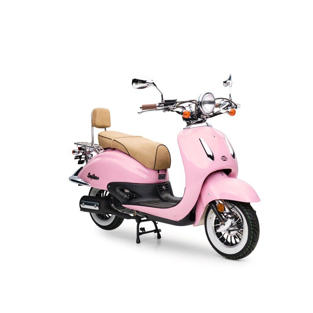 Pink 50 Eco, Roller Motorroller 5, Retro km/h, Euro ccm, 45 Easycruiser Burnout