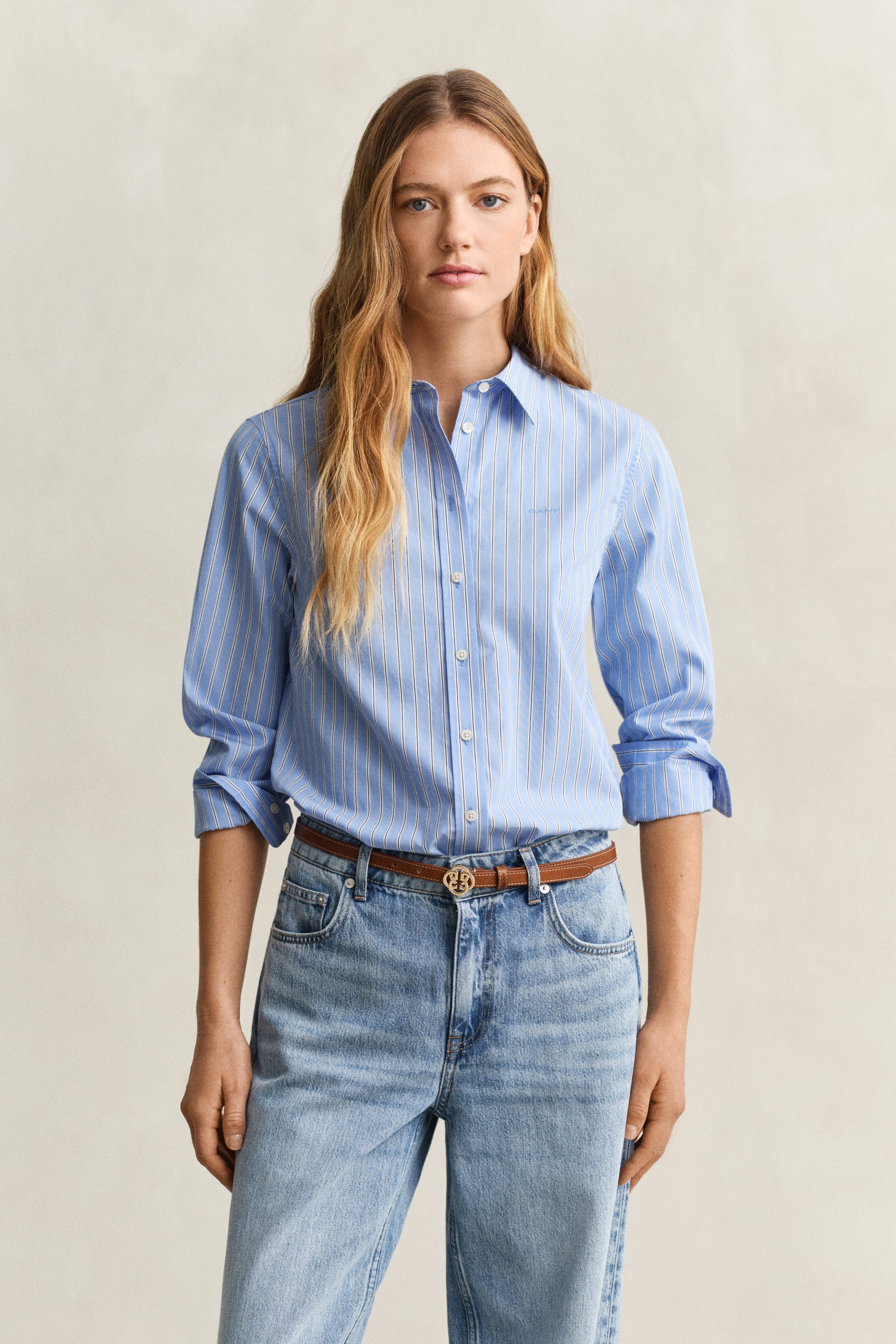 Gant Langarmbluse REGULAR CLASSIC POPLIN STRIPE günstig online kaufen