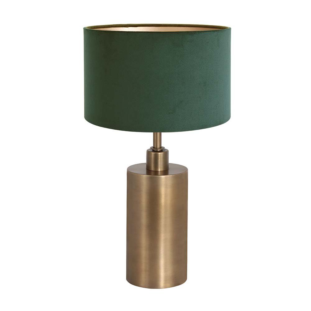 Steinhauer LIGHTING LED Tischleuchte, Tischleuchte Schreibtischlampe  Beistelllampe Schlafzimmerleuchte Grün H 34 cm