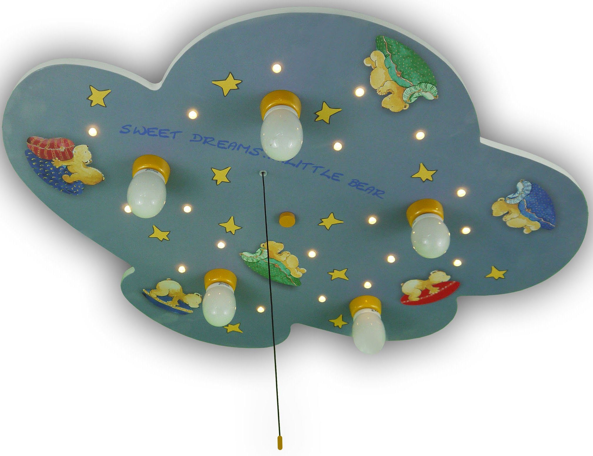 niermann Deckenleuchte Wolke Bärchen, ohne Leuchtmittel, Deckenleuchte Wolke Bärchen