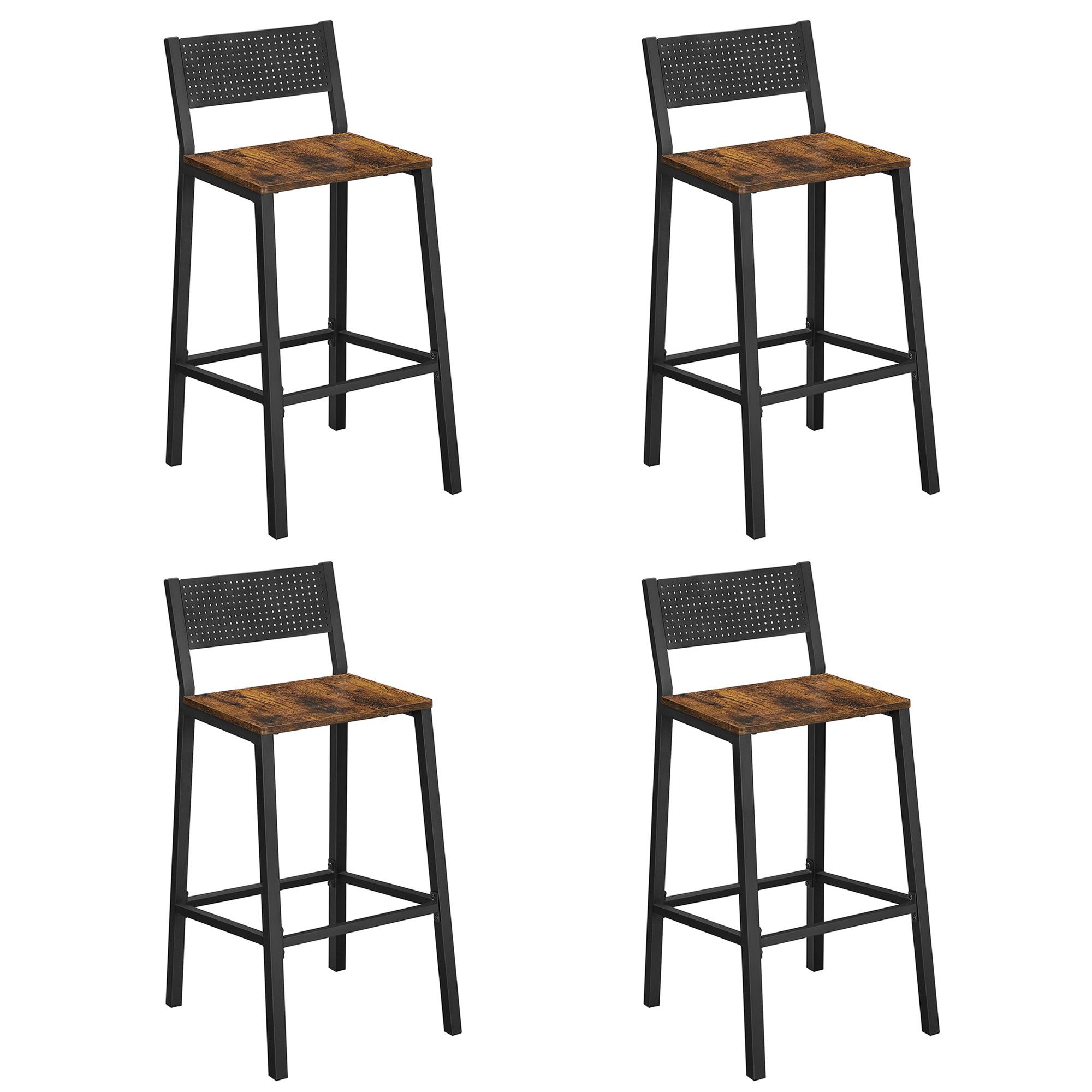 VASAGLE Barhocker Barstühle (Set, 4 St., günstig online kaufen