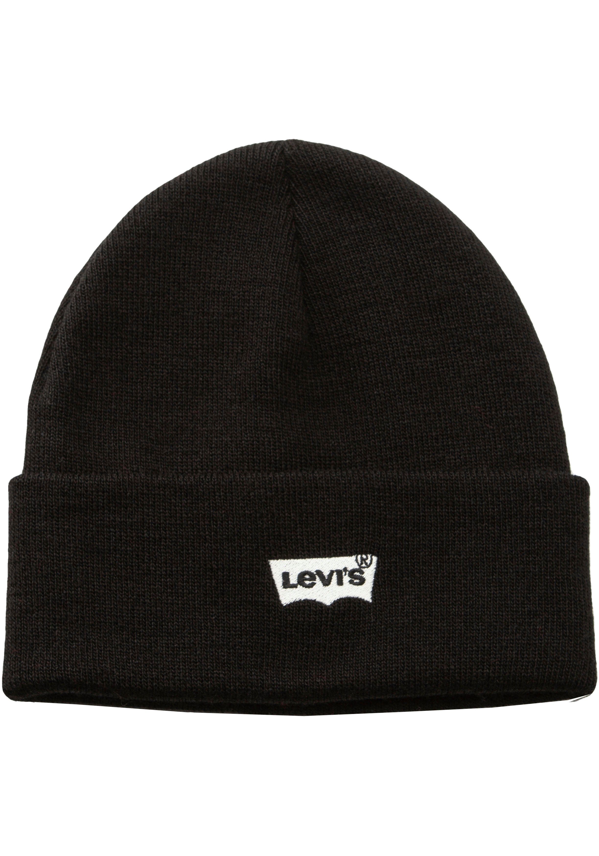 Levi's® Batwing-Logo UNISEX mit aufgesticktem schwarz Strickmütze