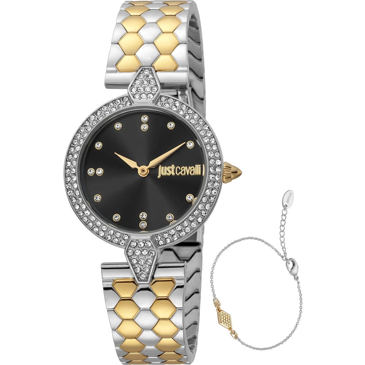 Just Cavalli Quarzuhr Just cavalli I am Amen Damenuhr Just Cavalli GLAM CHIC O 30 mm Edelsta