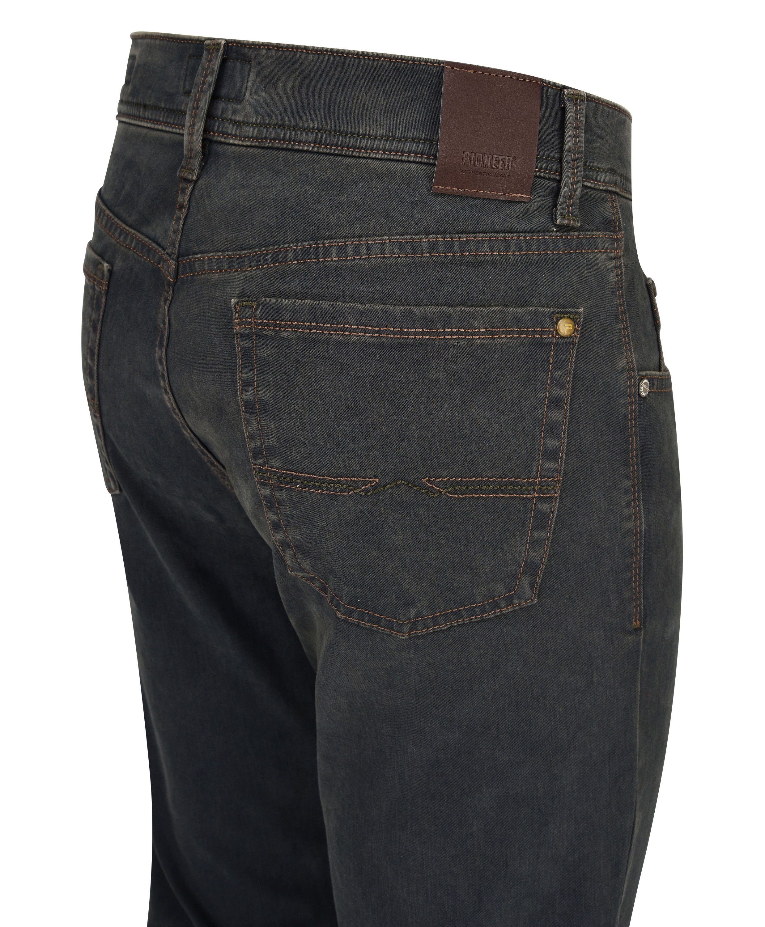 FLEX olive PIONEER 3781.620 Authentic RANDO dark 1680 5-Pocket-Jeans Pioneer Jeans