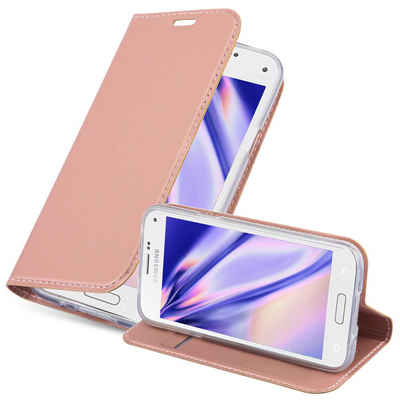 Cadorabo Handyhülle Samsung Galaxy S5 MINI / S5 MINI DUOS Samsung Galaxy S5 MINI / S5 MINI DUOS, Klappbare Handy Schutzhülle - Hülle - mit Standfunktion und Kartenfach