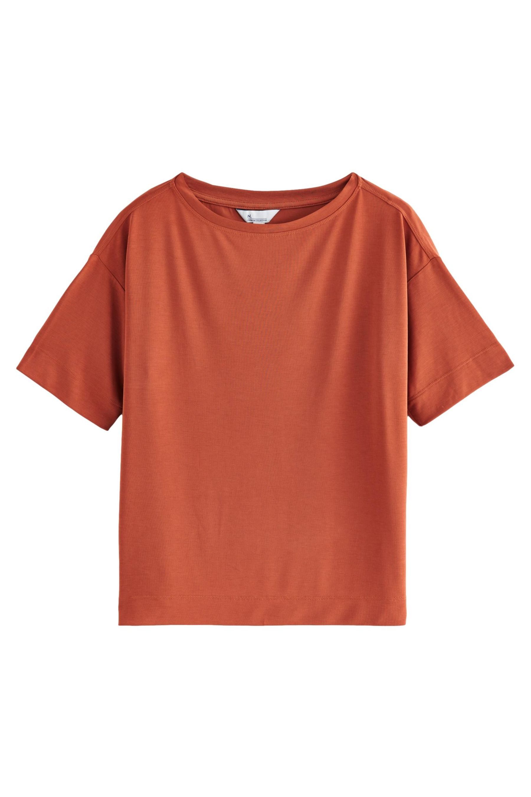 Next T-Shirt Kastiges T-Shirt im Relaxed-Fit günstig online kaufen