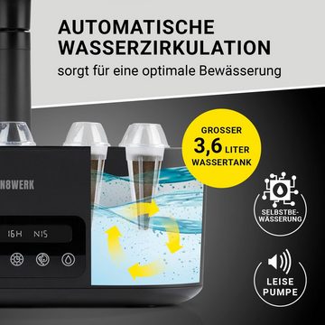 N8WERK Anzuchttopf Hydroponische Pflanzenanzuchtstation mit Display