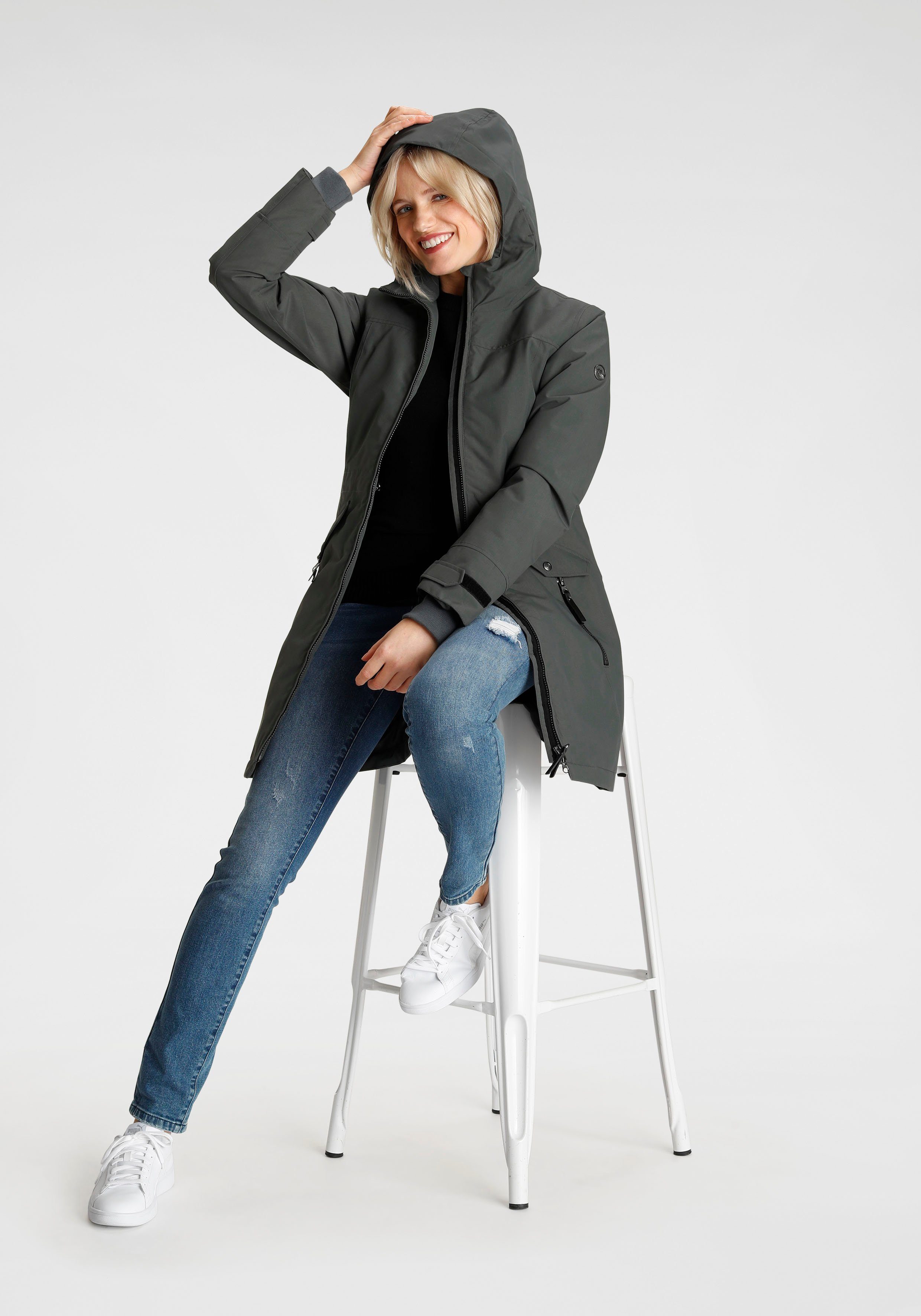 Polarino Funktionsparka wasserdicht, atmungsaktiv & winddicht. Wassersäule 3000mm