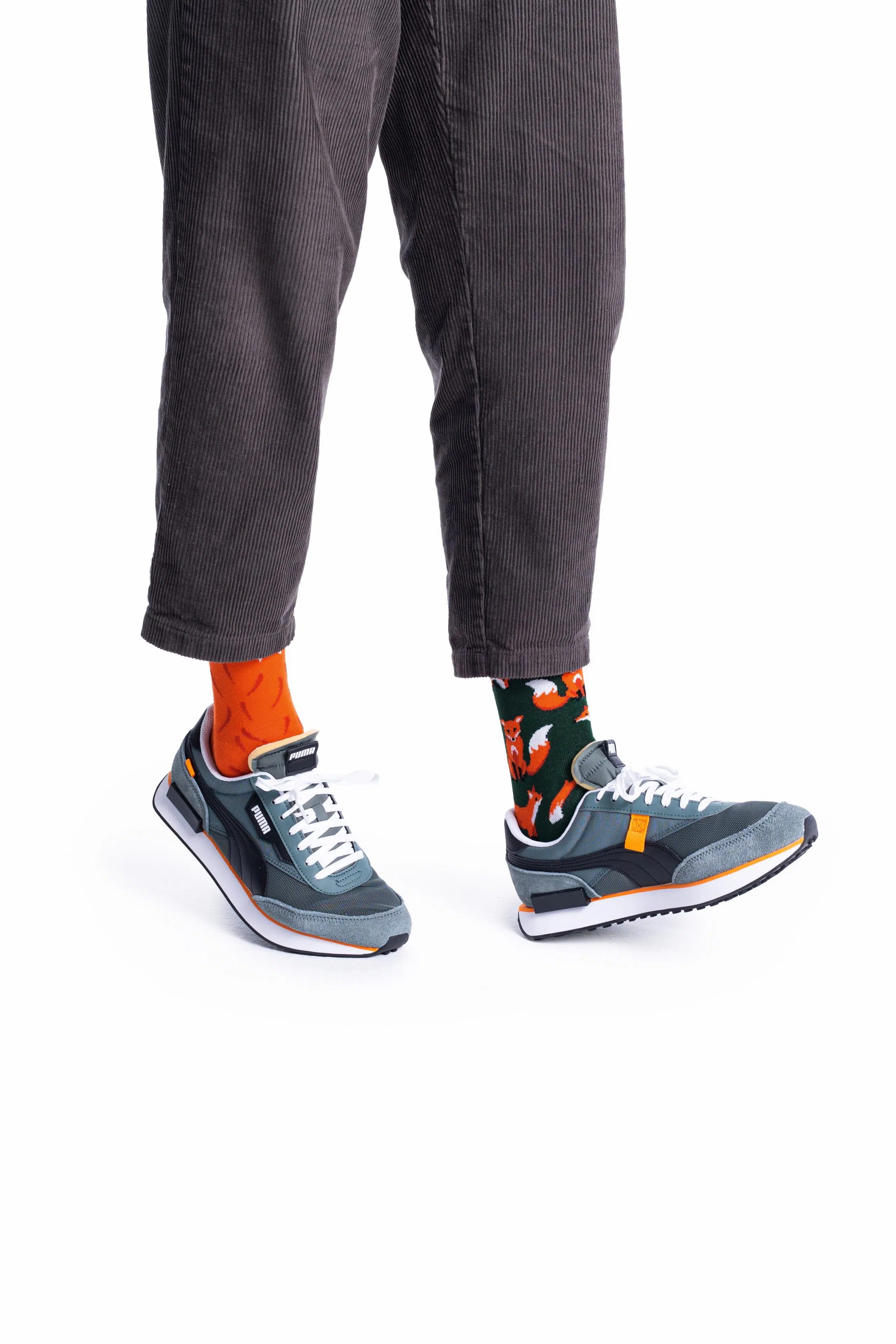 Many Mornings Freizeitsocken Many Mornings Socken The Red Fox (1 Paar, 1-Paar, 1 Paar) immer ein dismatching Paar