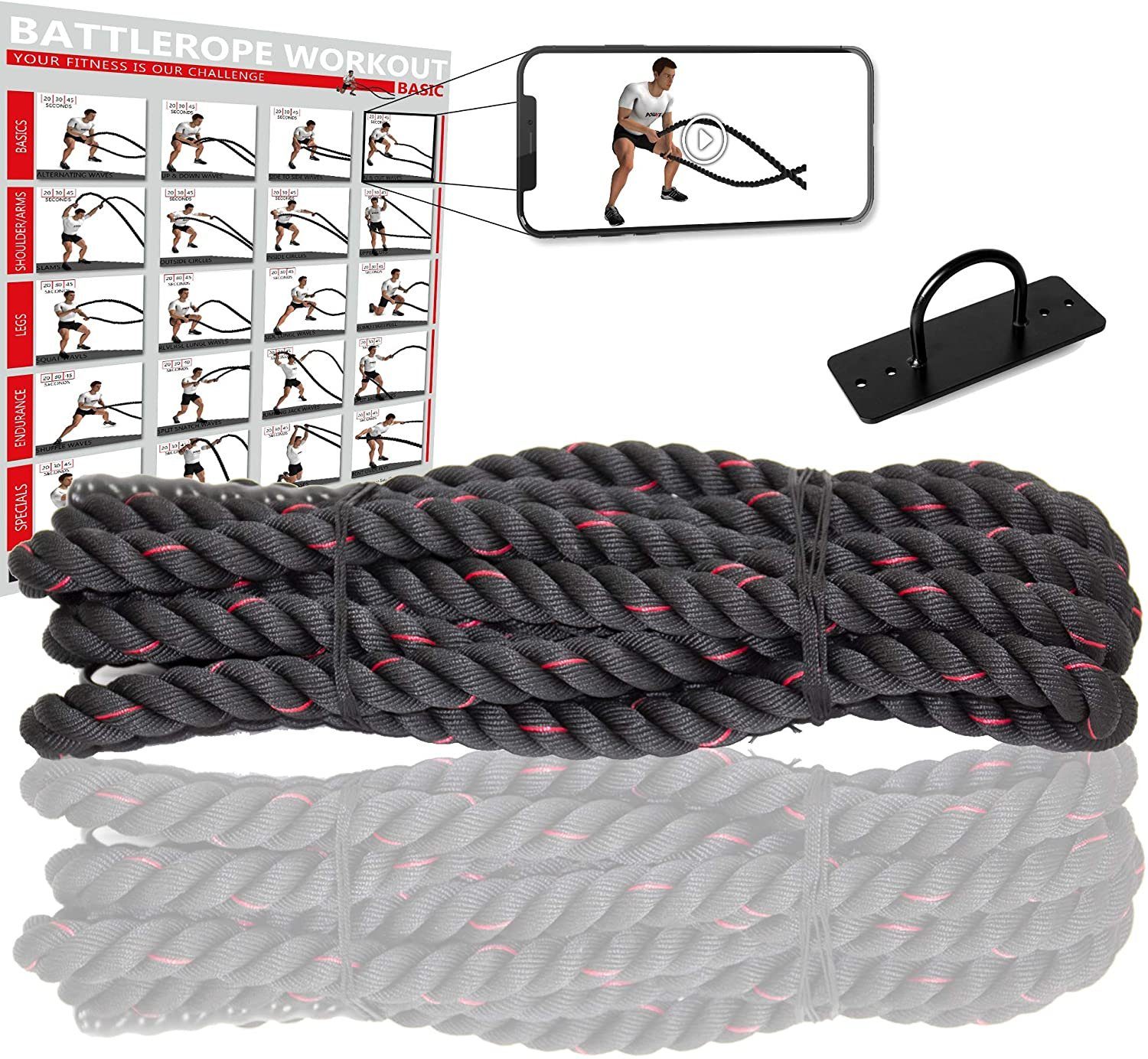 38 Rope, I Längen Battle Schwungseil Razor versch. 50 für M Ø Shopping 50 oder I 9 Mm Krafttraining mm