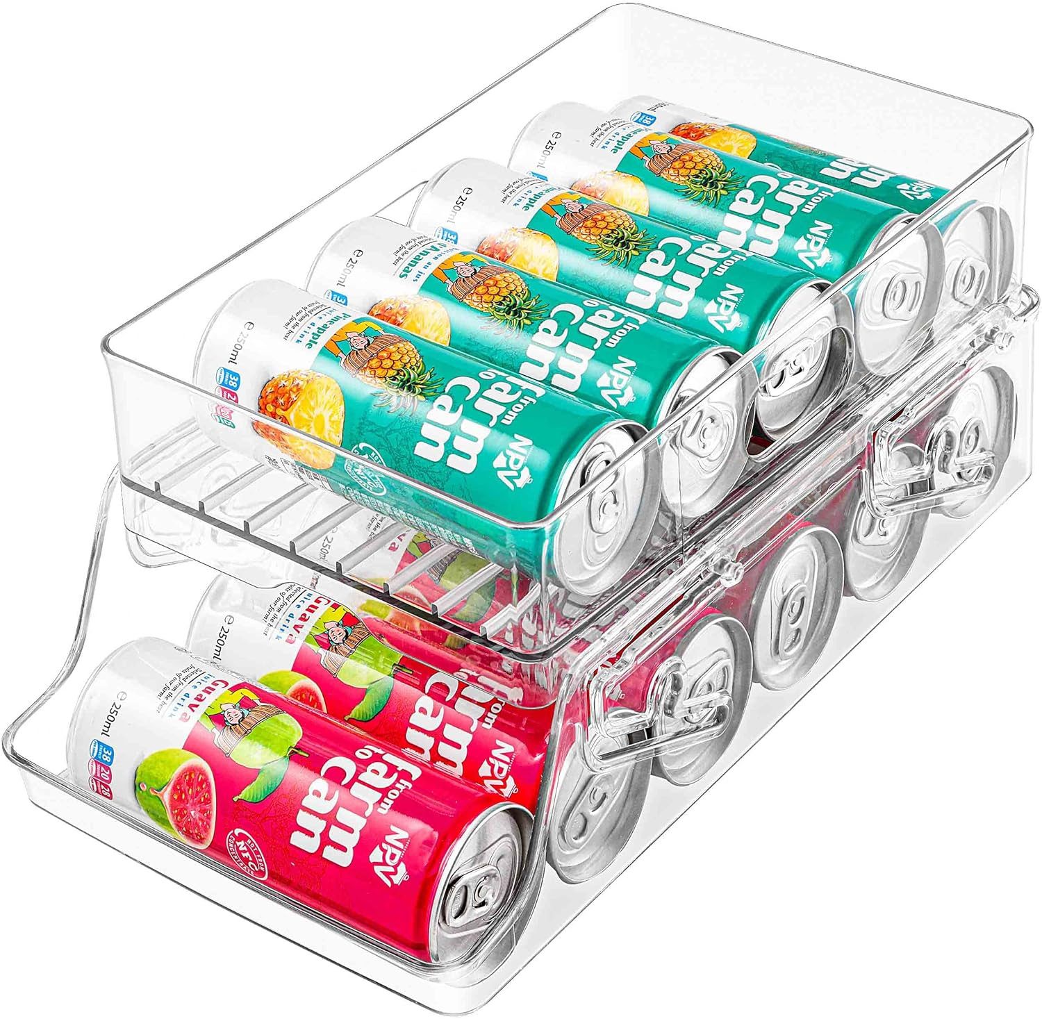 FELIXLEO Küchenorganizer-Set Kühlschrank Dosen Organizer Foldable Dosenspender für Bier Soda