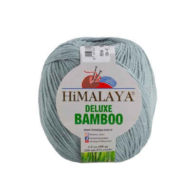 Himalaya Strickfein Himalaya Deluxe Bamboo Wolle Strickgarn 60% Bambus 40% Häkelwolle, 250 m (Einzel-Pack, 1-St), Superbauschiges Chenille Garn
