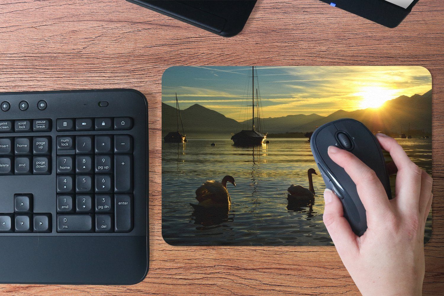 MuchoWow Mauspad (1-St), Mouse pad, Gaming Deko, PC Zubehör, 27x18 cm