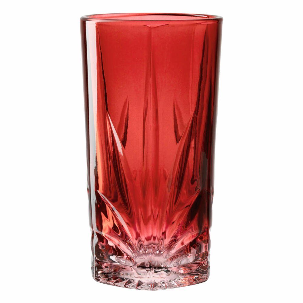 LEONARDO Glas Capri, 530 ml, Rot, Glas