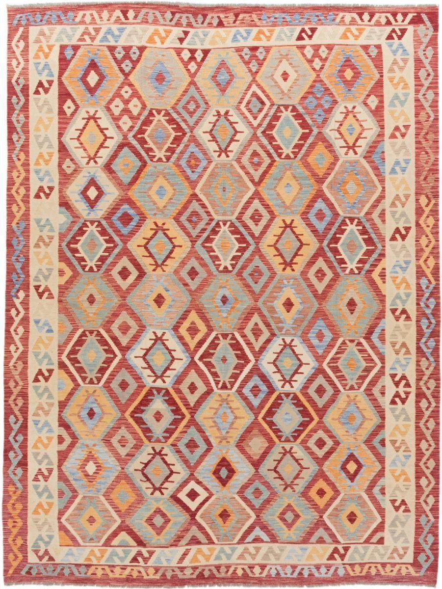 Orientteppich Kelim Afghan 259x339 Handgewebter Orientteppich, Nain Trading, rechteckig, Höhe: 3 mm