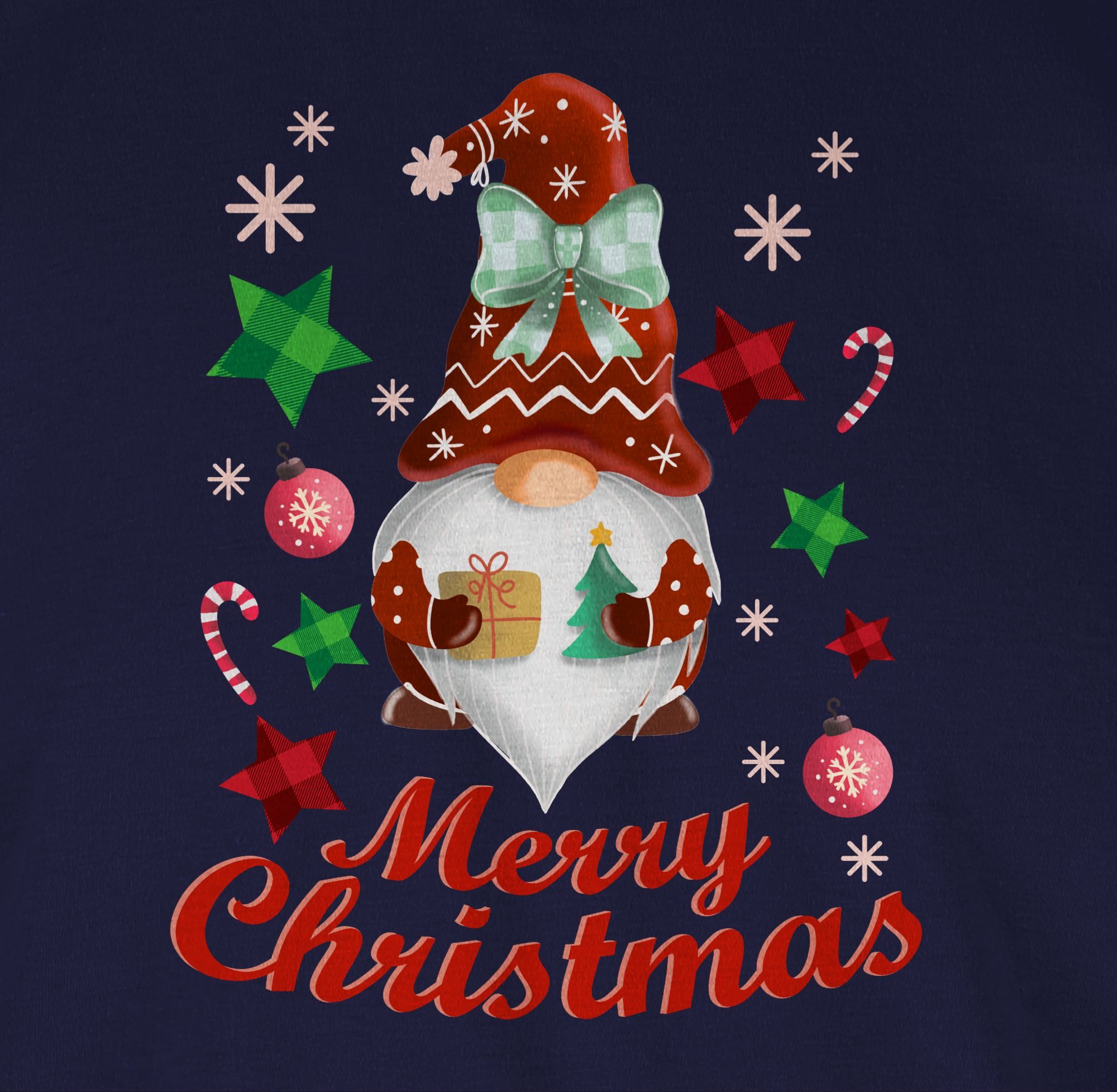 Shirtracer Rundhalsshirt Weihnachtlicher Wichtel I Weihnachtsmotiv günstig online kaufen