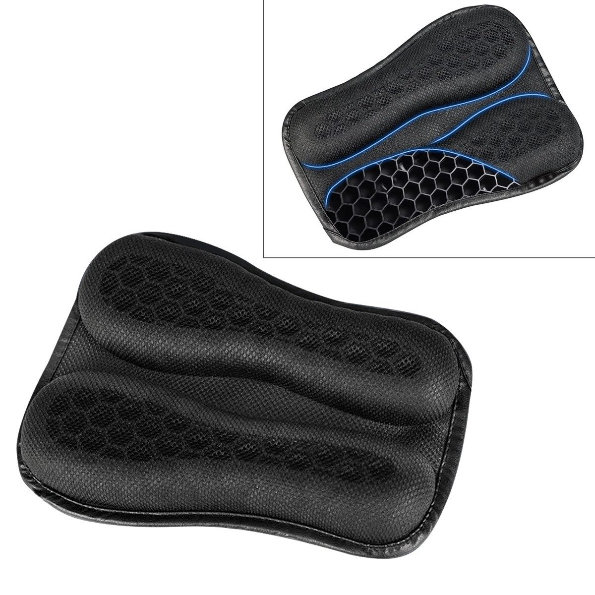 Tourtecs Sitzbank Gel Sitzkissen AC3 für BMW R 1200 GS / Adventure schwarz