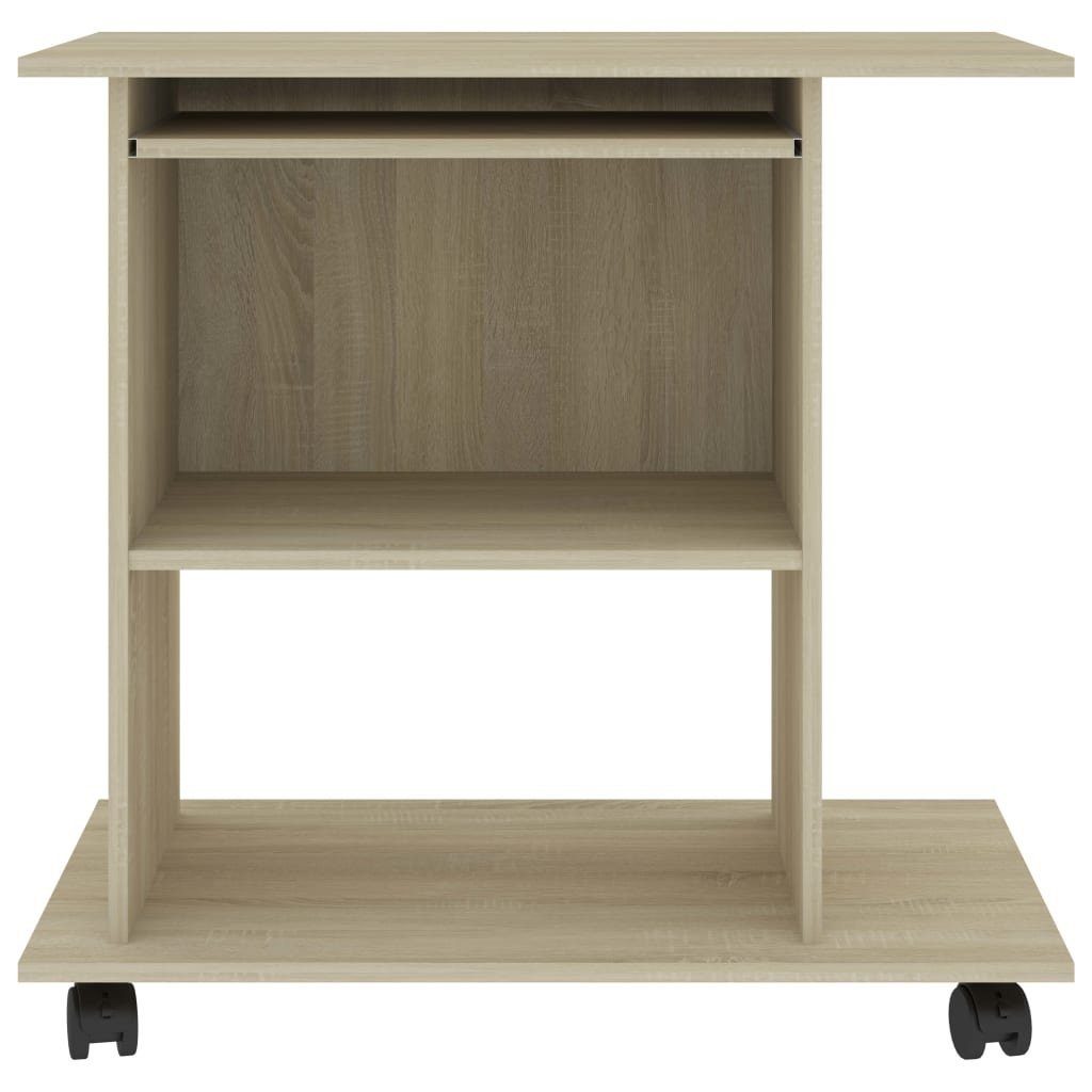 cm Schreibtisch Holzwerkstoff 80x50x75 Sonoma-Eiche furnicato