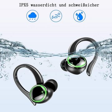 GelldG Bluetooth Kopfhörer Sport, in Ear Kopfhörer Kabellos mit Mikrofon Bluetooth-Kopfhörer
