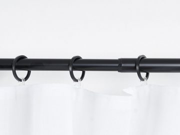 Gardinenstange Teleskopgarnitur Trendy, ondeco, Ø 19 mm, 1-läufig, ausziehbar, Bohren, verschraubt