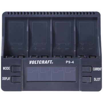 VOLTCRAFT 9 V-Block Ladegerät Batterie-Ladegerät (Auffrischen / Regenerieren, Einzelschachtüberwachung)