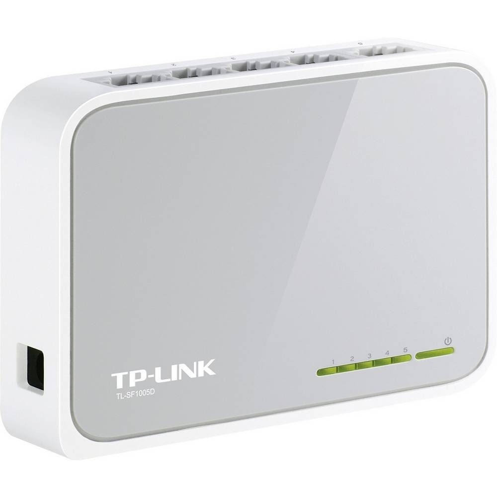 tp-link 5-Port Fast-Ethernet-Switch 100 MBit/s TL-SF1005D Netzwerk-Switch