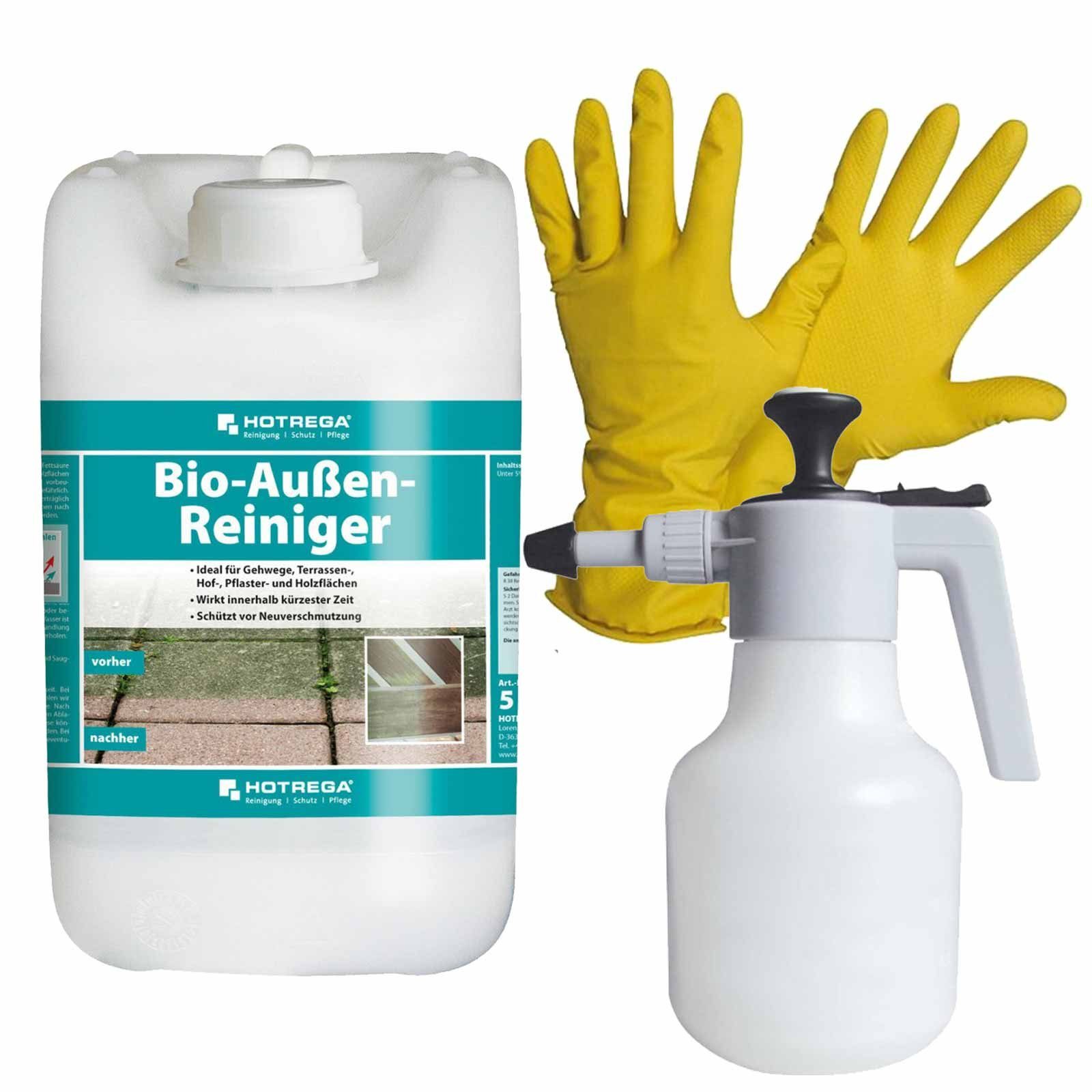 HOTREGA® Bio Außen Reiniger Set Universalreiniger 3-teilig