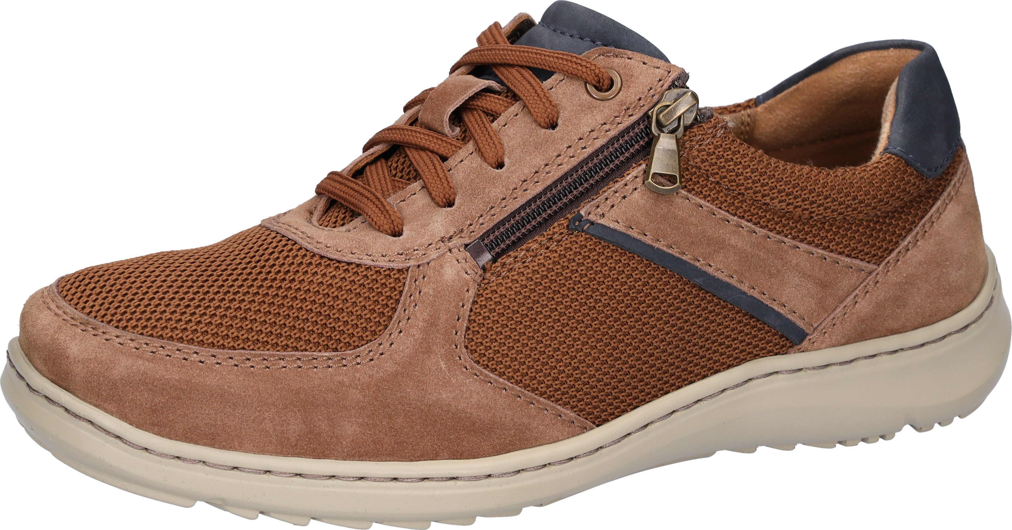 Waldläufer HERWIG Sneaker Komfortschuh, Bequemschuh, Schnürschuh in Komfortweite H (sehr weit)