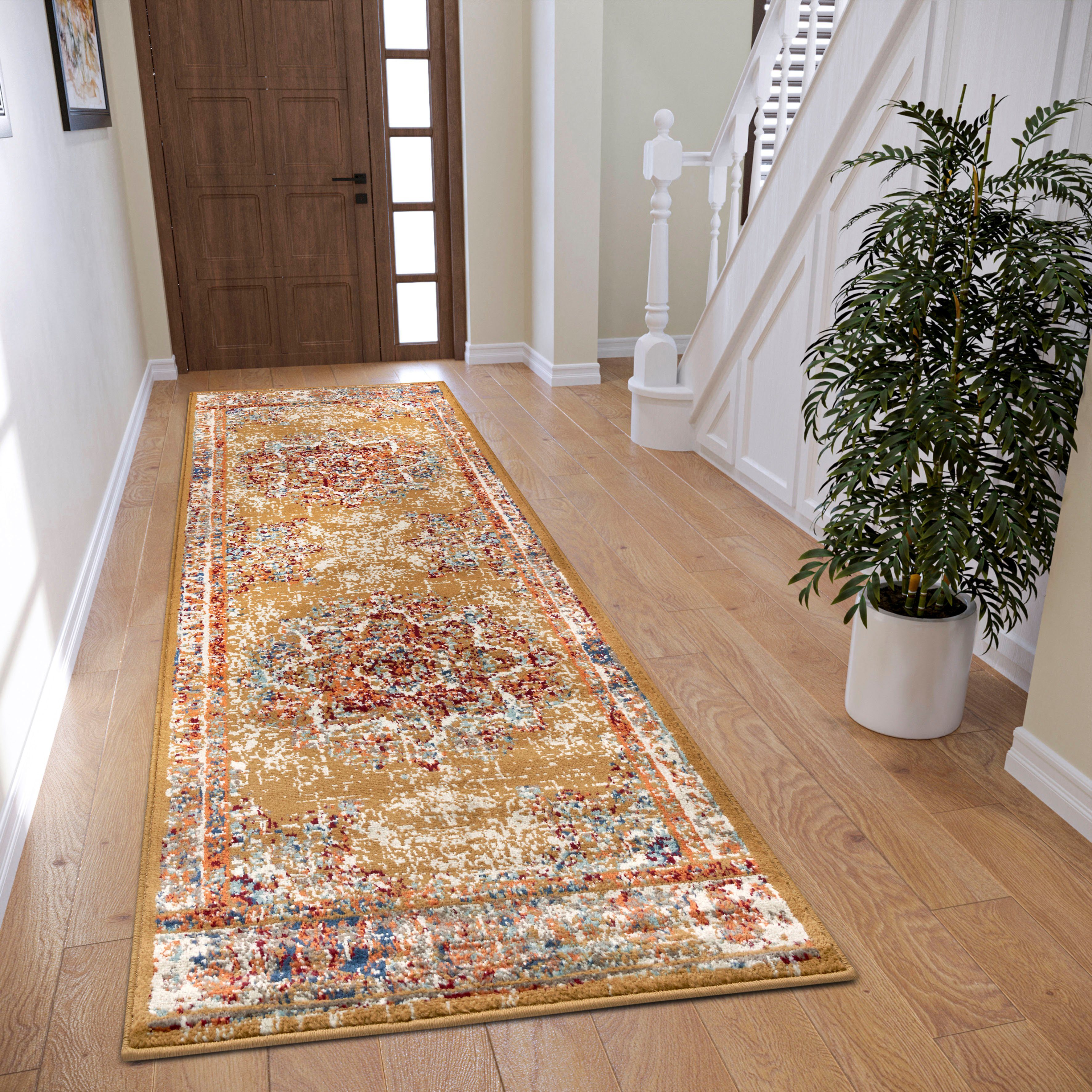 HANSE Home Teppich Maderno, rechteckig, Höhe: 8 mm, Läufer, Orientalisch, Kurzflor, Wohnzimmer, Schlafzimmer, Esszimmer